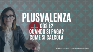 plusvalenza immobile